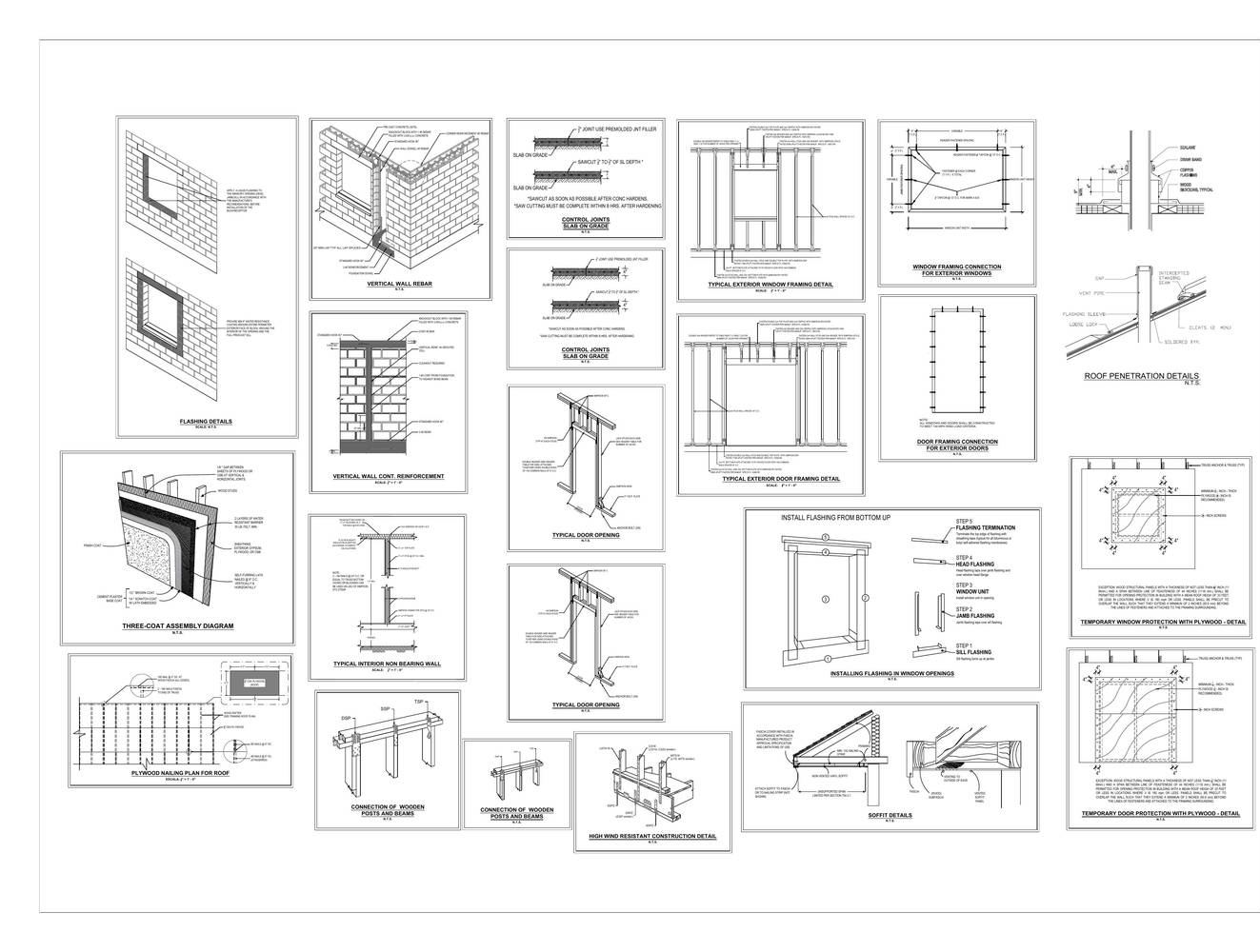 Fourplex - construction details