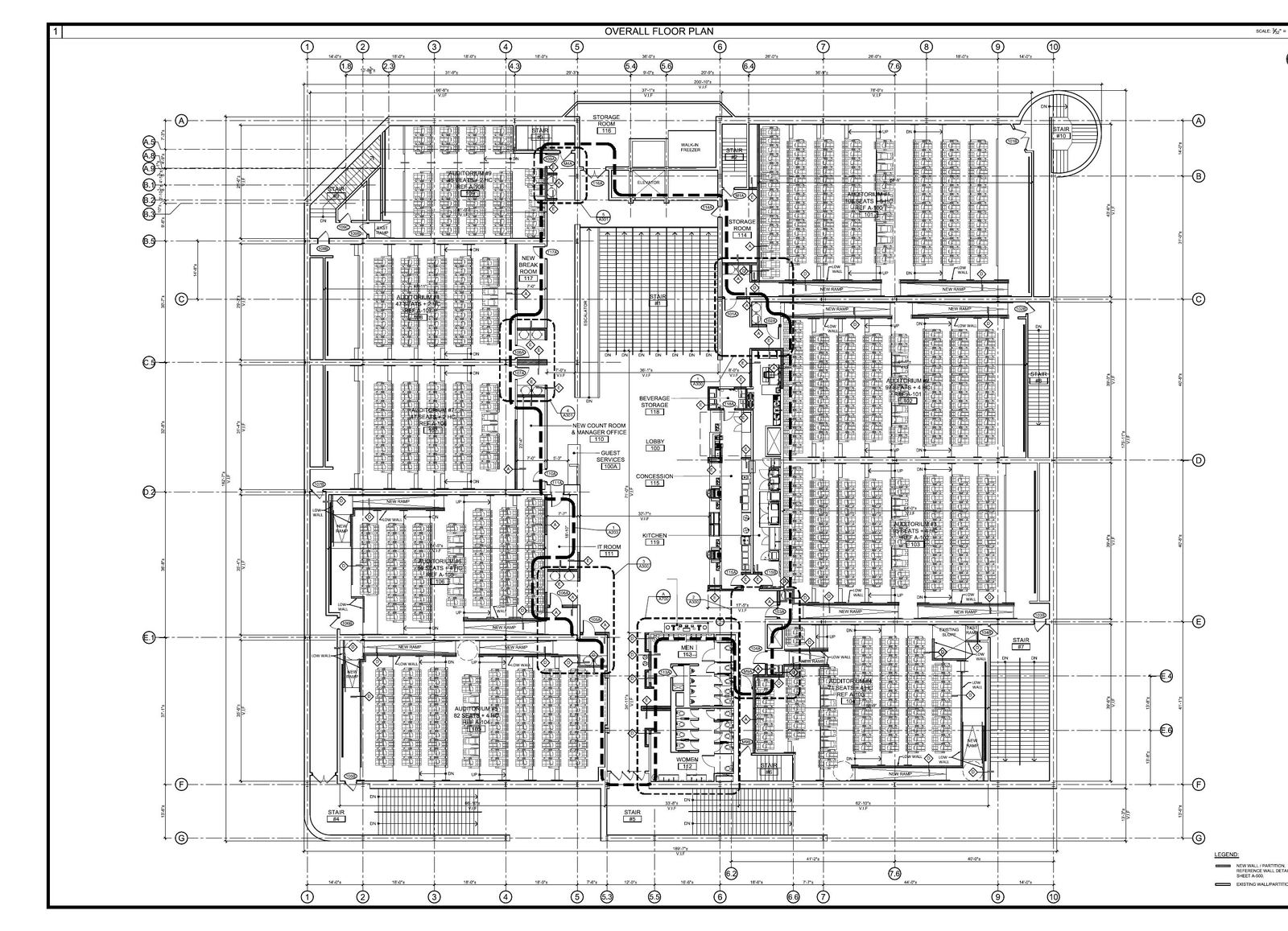Commercial plaza - cover sheet and rendering
