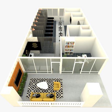 Recovery studio - 3D floor plan