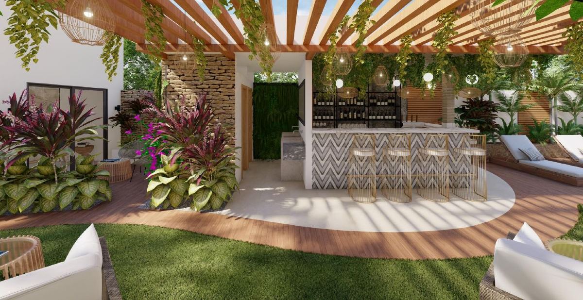 Boutique hotel - pergola bar