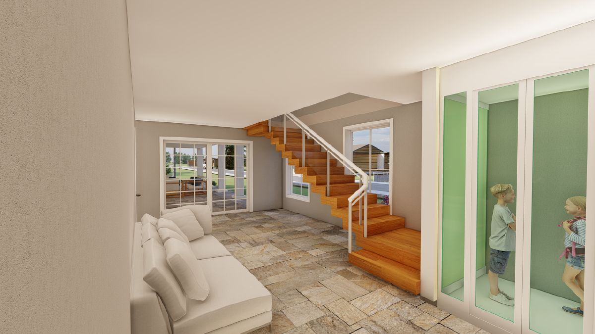 Interior - stair hall